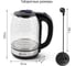 Чайник стеклянный HOME ELEMENT HE-KT2304 синий сапфир 42540 3