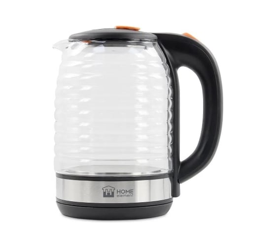 Чайник стеклянный HOME ELEMENT HE-KT2304 темный янтарь 39354