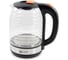 Чайник стеклянный HOME ELEMENT HE-KT2304 темный янтарь 39354 1