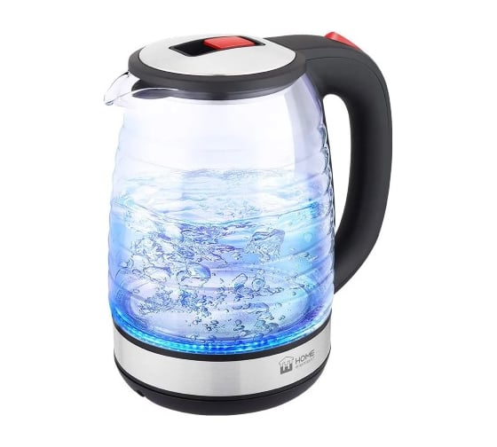 Чайник стеклянный HOME ELEMENT HE-KT2306 красный рубин 39360