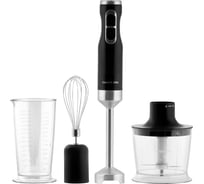 Блендер Galaxy LINE GL 2140, черный, погружной, 1400 Вт, 16 000 об/мин, плавная регулировка скорости, режим турбо 7020121400