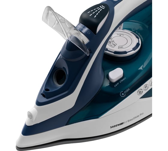 Утюг Galaxy LINE GL 6138, бирюзовый, паровой, 3400 Вт, керамическое покрытие EasyGlide Pro 7060161380
