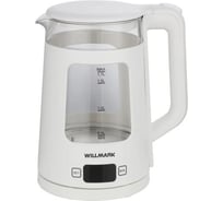 Чайник электрический Willmark WEK-1720DW 1.7 л, 5 режимов, LCD дисплей, cенсорное управление, поддержка температуры, 2200 Вт 2002560