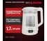 Чайник электрический Willmark WEK-1720DW 1.7 л, 5 режимов, LCD дисплей, cенсорное управление, поддержка температуры, 2200 Вт 2002560 2