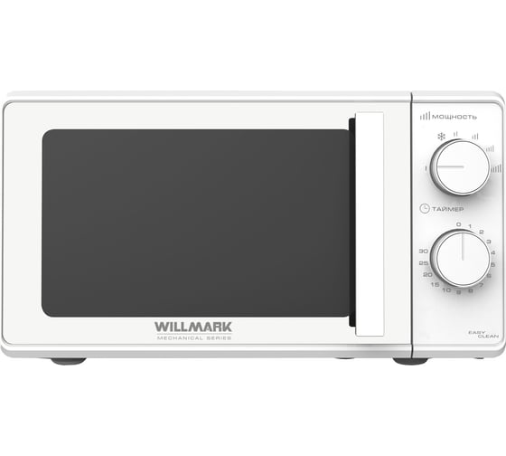 Микроволновая печь Willmark WMO-203GMW 20 л, 700 Вт, механическая ПУ, ручка для открывания дверцы, 6 уровней мощности, белая 2001130