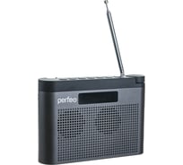 Цифровой радиоприемник Perfeo ТАЙГА FM MP3 встроенный аккумулятор, USB, серый 30015160