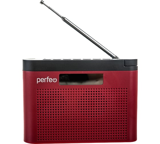 Цифровой радиоприемник Perfeo ТАЙГА FM MP3 встроенный аккумулятор, USB, бордо 30015142