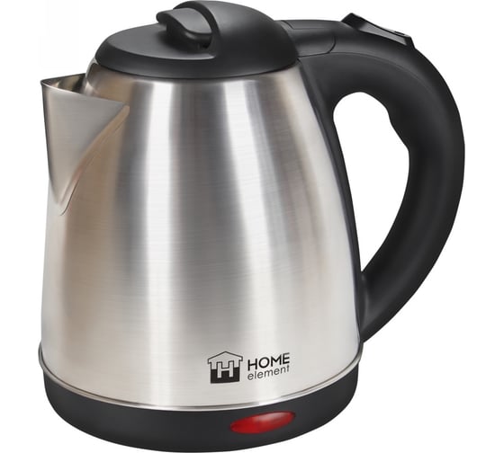 Металлический чайник HOME ELEMENT черный/сталь HE-KT166 30621 1