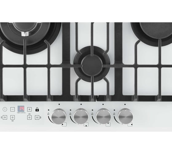 Газовая варочная панель ZUGEL ZGH600W белая