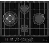 Газовая варочная панель ZUGEL ZGH600X черная