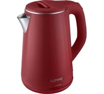 Металлический чайник LUMME красный рубин LU-156 36605