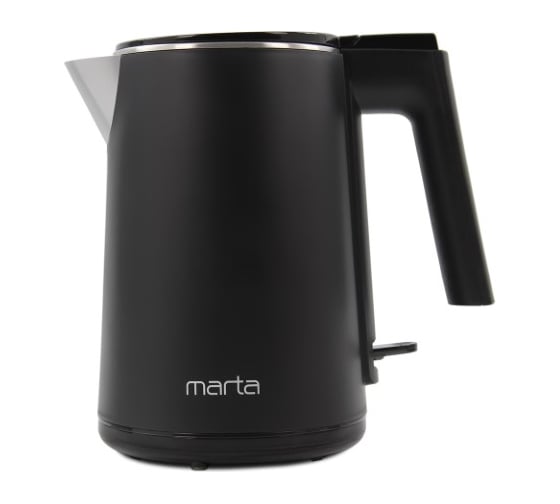 Металлический чайник MARTA черный жемчуг MT-4591 36660