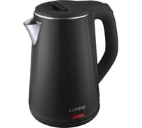 Металлический чайник LUMME черный жемчуг LU-156 36544