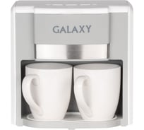 Кофеварка электрическая Galaxy LINE GL 0708, белая, капельная, 750 Вт, 0,3 л (2 чашки) 7010407081