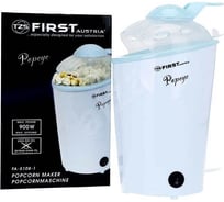 Попкорница FIRST 5108-1 900 Вт, 3 порции White/blue FA-5108-1 White/blue