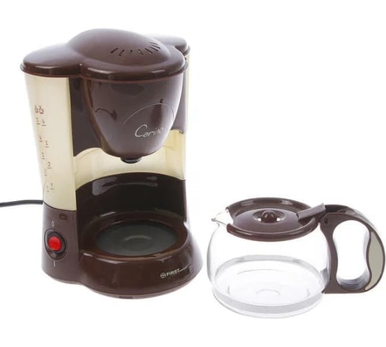 Кофеварка FIRST 5458 550 Вт, 5 чашек, подогрев Brown FA-5458 Brown