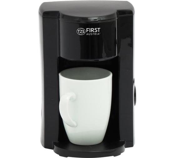 Кофеварка FIRST 5463 1 чашка, 300 Вт Black/Silver Spray FA-5463-BlackSilver Spray 1