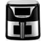 Аэрогриль BRAYER 2037BR 1500 Вт, 5 л, t. 200 С, съемная решетка, таймер, LCD-дисплей, 7 программ BR2037 13