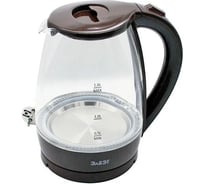 Электрочайник ЕК-1,8-01G elbet (шоколад) стеклянный