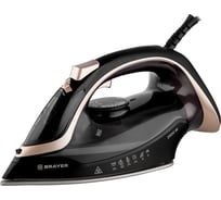 Паровой утюг BRAYER 4017BR 2600 Вт, керамический, пар 140 г/мин, автоотключение, 350 мл, вертикальное отпаривание BR4017
