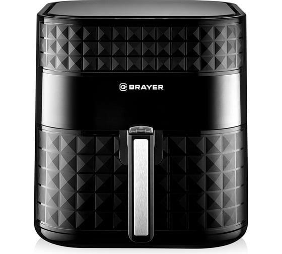 Аэрогриль BRAYER 2035BR ,1800 Вт,6 л, t. 200С, съемная корзина, таймер, LCD-дисплей, 7 программ BR2035