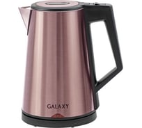 Электрический чайник Galaxy GL 0320 розовое золото 2000 Вт, 1,7л гл0320роз