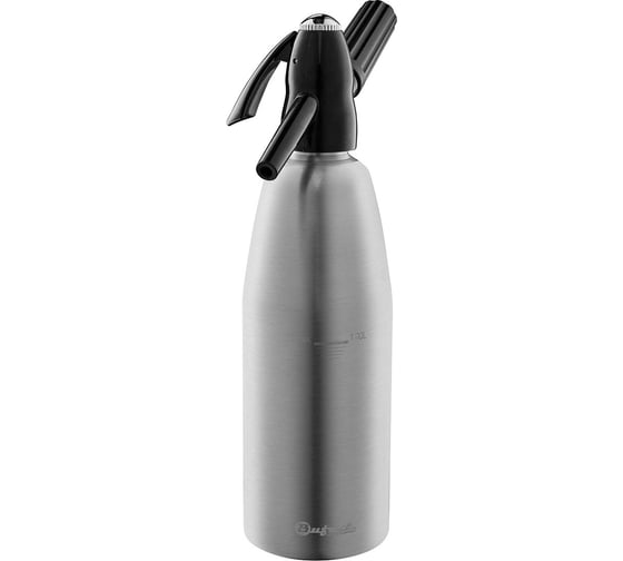 Сифон для газирования Bufett Kulinarische Produkte 1 л, серебряный, 640001