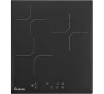 Панель варочная Bufett YHB 154 керамическая, 3 конфорки, 5000Вт, черная 640154