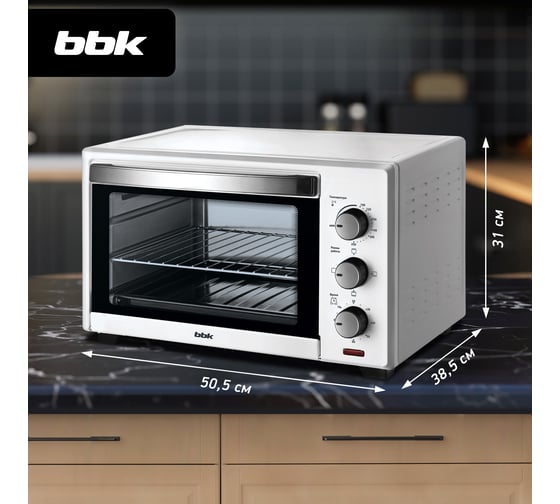 Электрическая духовка bbk OE3027M белый ЦБ-00002310