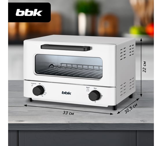 Электрическая духовка bbk OE1270M белый ЦБ-00002308