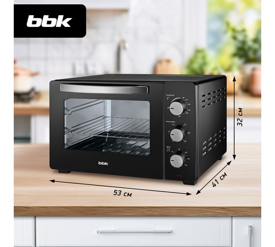 Электрическая духовка bbk OE3037M черный ЦБ-00002311