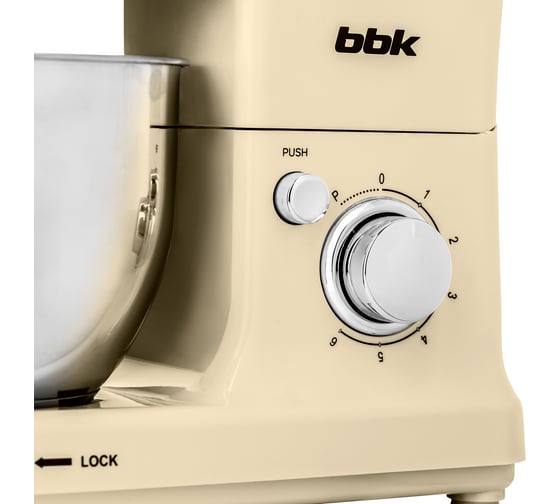 Планетарный миксер bbk KBM1401 бежевый ЦБ-00002335