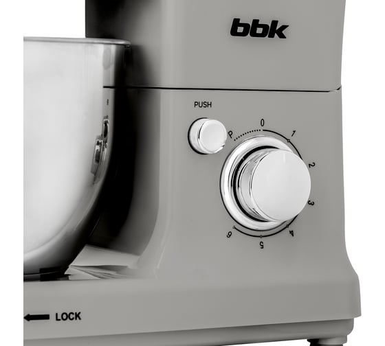 Планетарный миксер bbk KBM1400 серый ЦБ-00002334
