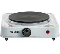 Одноконфорочная электрическая плита Delta D-704 диск белая Р1-00004134