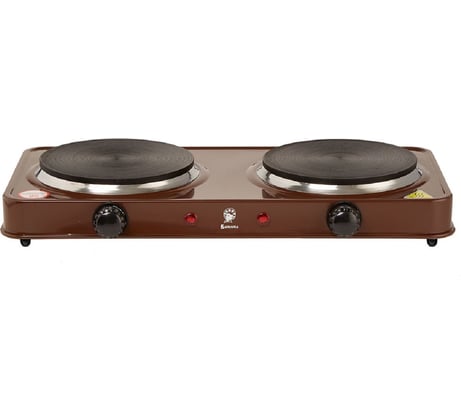 Двухконфорочная электрическая плита ВАСИЛИСА ВА-903 диск коричневый Р1-00004997
