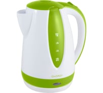 Чайник Energy E-229 1,8 л диск бело-зеленый 164097