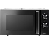 Микроволновая СВЧ печь Centek CT-1560 Black 700W, 20 л, 5 режимов, таймер, подсветка, открывание дверцы ручкой