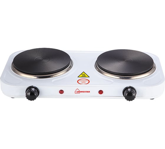 Электроплитка Homestar HS-1104W чугун цвет белый 003860