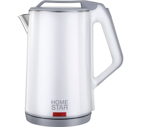 Чайник HomeStar HS-1036 1.8 л белый двойной корпус 102750