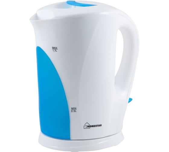 Чайник HomeStar HS-1004 1.7 л бело-голубой 002680