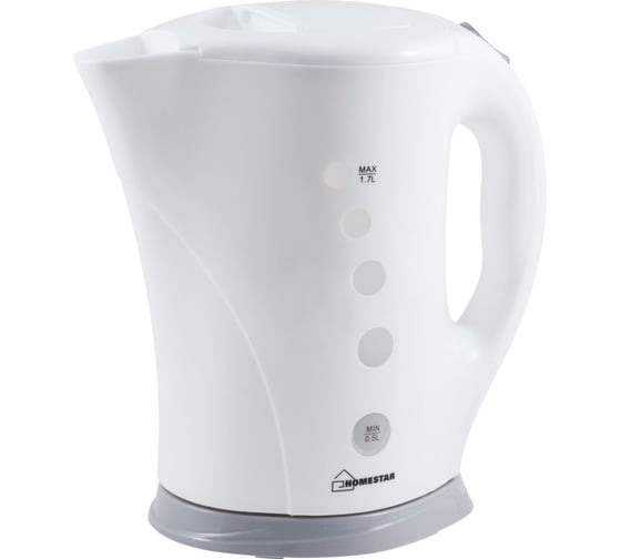 Чайник HomeStar HS-1005 1.7 л бело-серый 002683 1