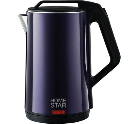 Чайник HomeStar HS-1036 1.8 л фиолетовый двойной корпус 102758