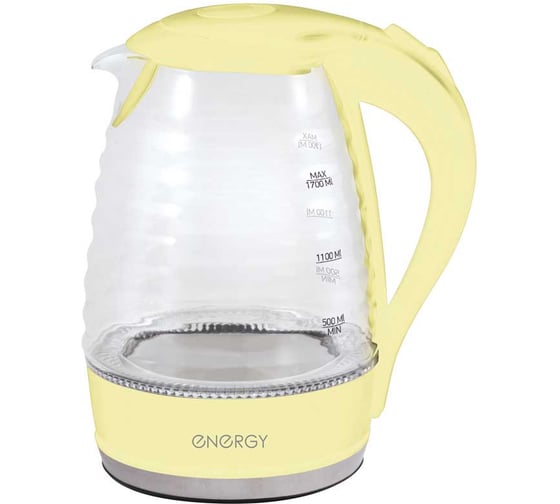 Чайник Energy E-283 wave 1.7 л стекло пластик 164120