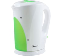 Чайник HomeStar HS-1004 1.7 л бело-зеленый 002681
