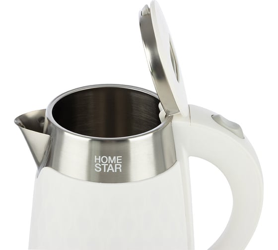 Чайник HomeStar HS-1021 1.7 л белый двойной корпус 102760