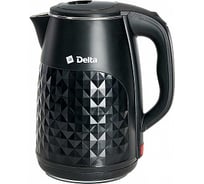Чайник Delta DL-1103 пластик двойная стенка черный 2.5 л Р1-00004546