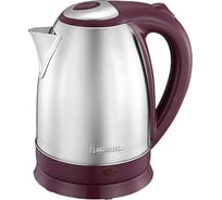 Электрический чайник ВАСИЛИСА ВА-1020 нержавеющая сталь, бордовый 2000 Вт, 1.8 л 0R-00004693