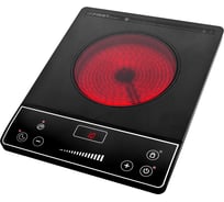 Инфракрасная электроплитка FIRST мощность 2000 Вт, диаметр конфорки 200 мм, LED-дисплей FA-5096-4