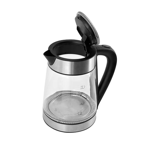 Чайник Centek CT-0060 Dubai 1.7 л 2200 Вт стенд с 4 температурными режимами LED-подсветка отделка нержавеющая сталь