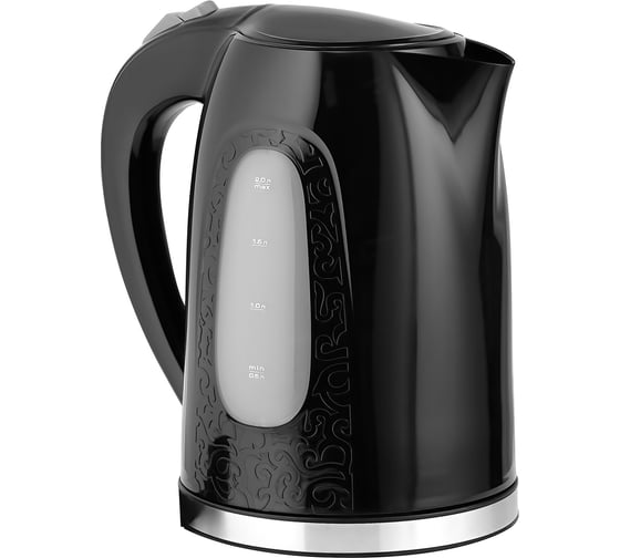 Чайник Centek 2 л, 2200 Вт открывание кнопкой внутренняя подсветка CT-0041 Black